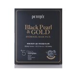 PETITFEE Black Pearl & Gold Hydrogel Mask Pack, 32g оптом