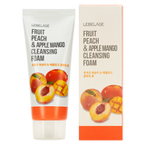 LEBELAGE Fruit Peach&Apple Mango Cleansing Foam, 100ml оптом