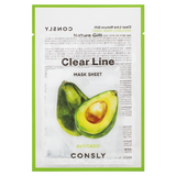 Consly Clear Line Nature Gift Avocado Mask Sheet, 25ml оптом