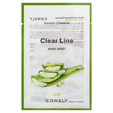 Consly Clear Line Korean Classics Aloe Mask Sheet, 25ml оптом