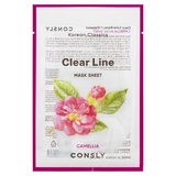 Consly Clear Line Korean Classics Camellia Mask Sheet, 25ml оптом