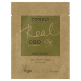 Consly Vegan «Real CBD» Balancing Purifine CBD and Plant-based Squalane Mask Sheet, 25ml оптом