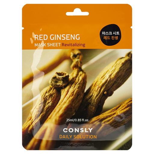 Consly Daily Solution Red Ginseng Mask Sheet, 25ml оптом