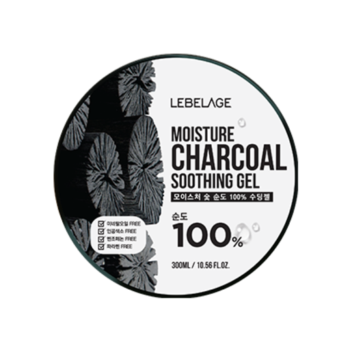 LEBELAGE Moisture Charcoal Soothing Gel, 300ml оптом