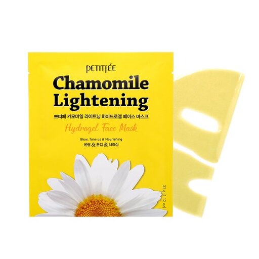 PETITFEE Chamomile Lightening Hydrogel Face Mask, 32g оптом