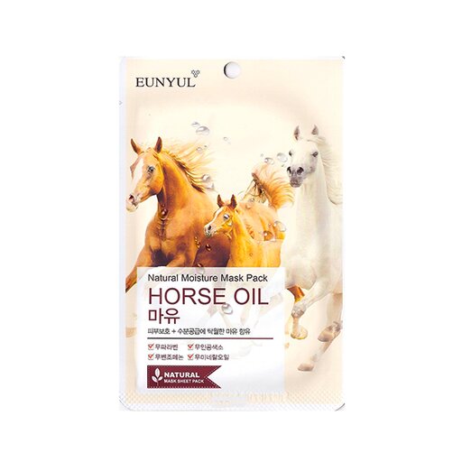 EUNYUL Natural Moisture Horse Oil Sheet Mask Pack, 22ml оптом
