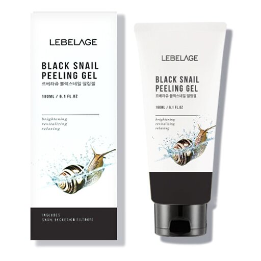 LEBELAGE Black Snail Peeling Gel, 180ml оптом
