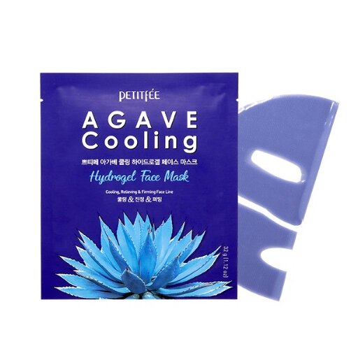 PETITFEE Agave Cooling Hydrogel Face Mask, 32g оптом