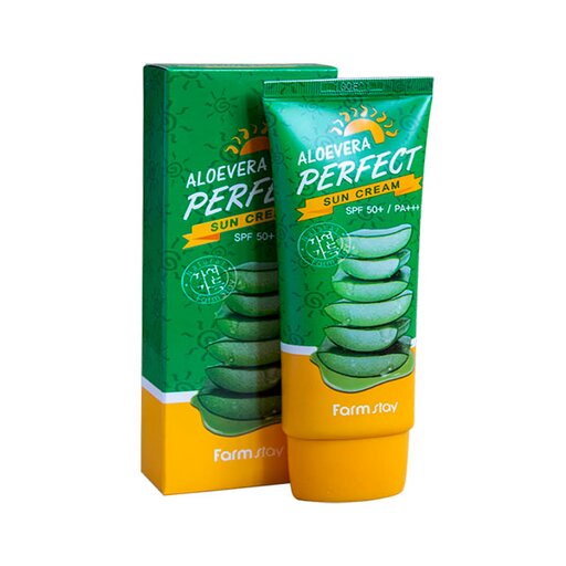 FarmStay Aloevera Perfect Sun Cream SPF 50+/PA+++, 70g оптом
