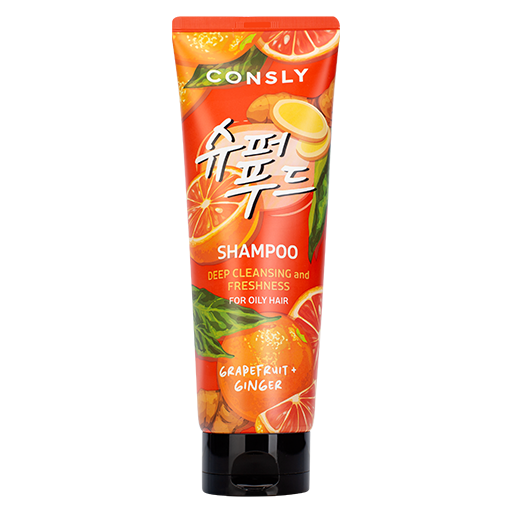 Consly Grapefruit & Ginger Shampoo for Deep Cleansing & Freshness, 250ml оптом