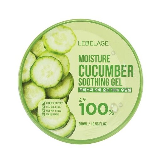 LEBELAGE Moisture Cucumber Soothing Gel, 300ml оптом