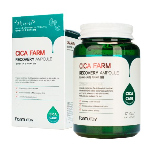 FarmStay Cica Farm Recovery Ampoule, 250ml оптом