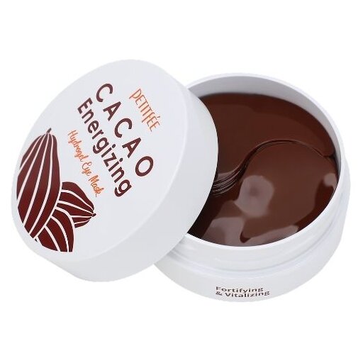 PETITFEE Cacao Energizing Hydrogel Eye Mask, 60pcs оптом
