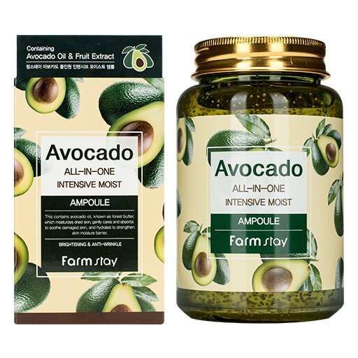 FarmStay Avocado All-In-One Intensive Moist Ampoule, 250ml оптом