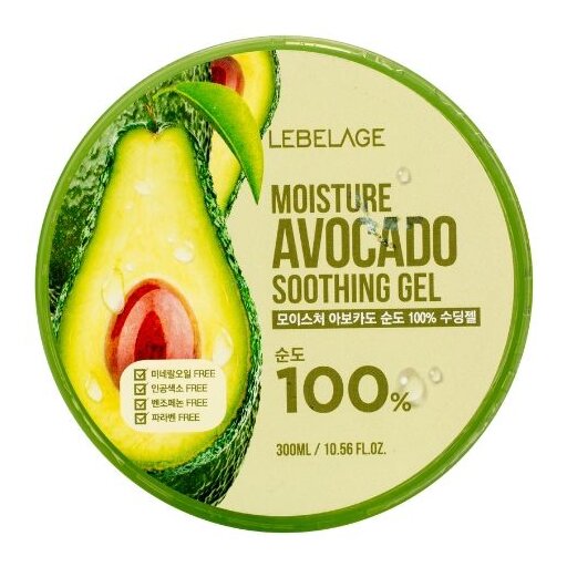 LEBELAGE Moisture Avocado Soothing Gel, 300ml оптом