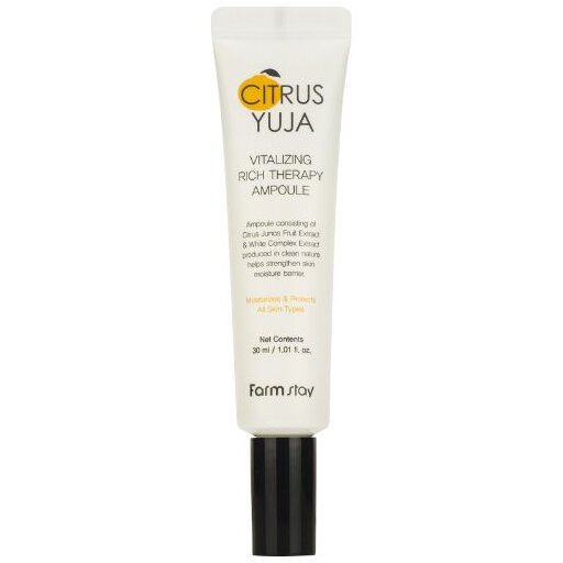 FarmStay Citrus Yuja Vitalizing Rich Therapy Ampoule, 30ml оптом