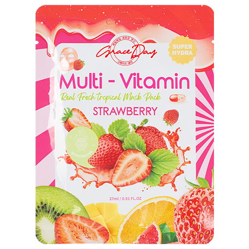 Grace Day Multi-Vitamin Strawberry Mask Pack, 27ml оптом