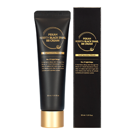 PEKAH Rebirth Black Snail BB Cream No. 21 Light Beige, 30ml оптом