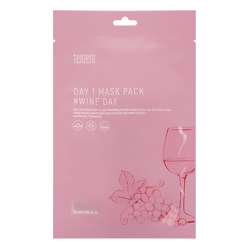 TENZERO Day 1 Mask Pack #Wine Day, 25ml оптом