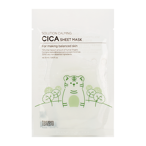 TENZERO Solution Calming Cica Sheet Mask, 25ml оптом