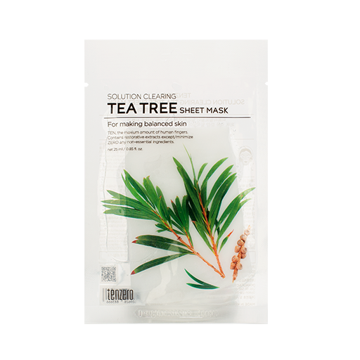 TENZERO Solution Clearing Tea Tree Sheet Mask, 25ml оптом