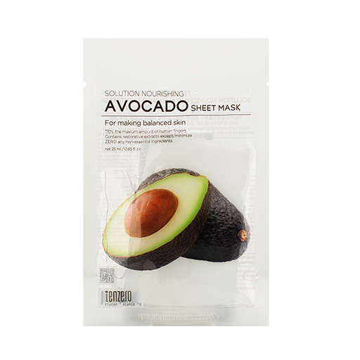 TENZERO Solution Nourishing Avocado Sheet Mask, 25ml оптом