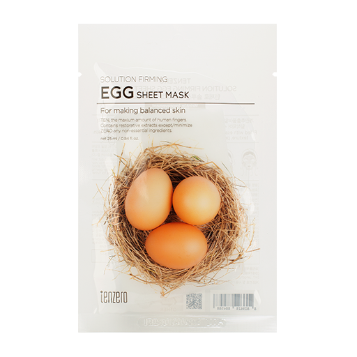 TENZERO Solution Firming Egg Sheet Mask, 25ml оптом