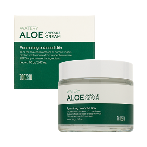 TENZERO Watery Aloe Ampoule Cream 2X, 70g оптом