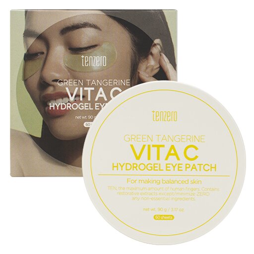 TENZERO Green Tangerine Vita C Hydrogel Eye Patch, 60pcs оптом