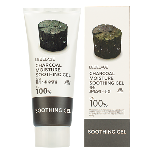 LEBELAGE Charcoal Moisture Purity 100% Soothing Gel, 100ml оптом