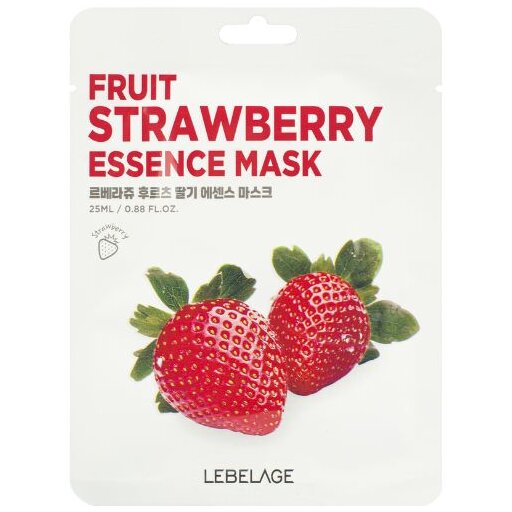 LEBELAGE Fruit Strawberry Essence Mask, 25ml оптом