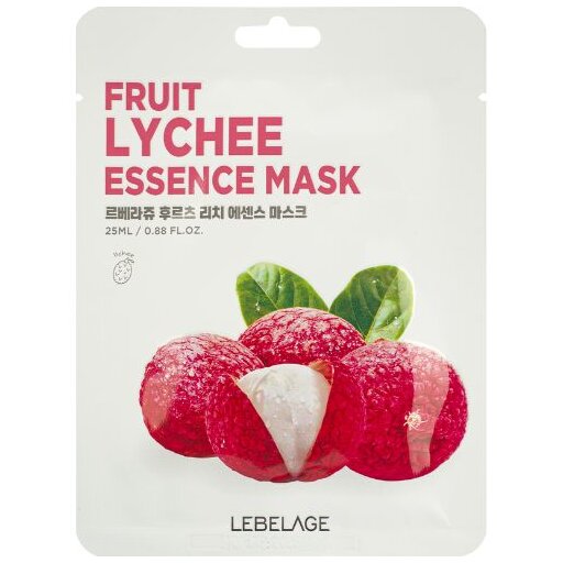LEBELAGE Fruit Lychee Essence Mask, 25ml оптом
