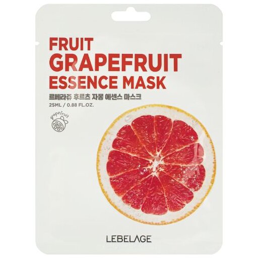 LEBELAGE Fruit Grapefruit Essence Mask, 25ml оптом