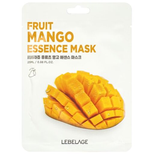 LEBELAGE Fruit Mango Essence Mask, 25ml оптом