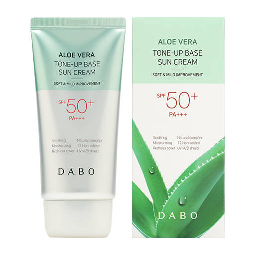 DABO Aloe Vera Tone-Up Base Sun Cream, 70ml оптом
