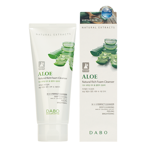 DABO Natural Rich Foam Cleanser-Aloe, 180ml оптом