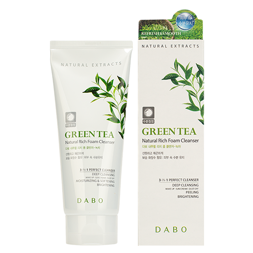 DABO Natural Rich Foam Cleanser-Green Tea, 180ml оптом