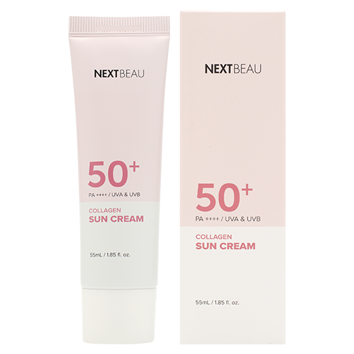 NEXTBEAU Collagen Solution Relief Sun Cream SPF 50+ / PA++++, 55ml оптом