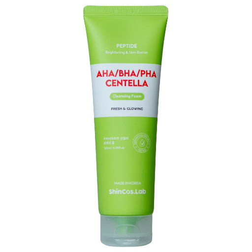 ShinCos.Lab AHA/BHA/PHA Centella Cleansing Foam, 120ml оптом