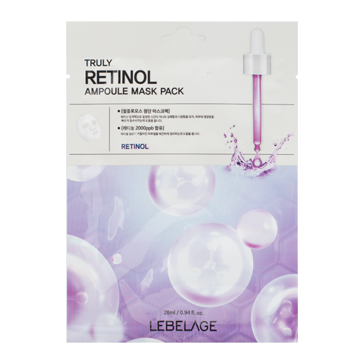 LEBELAGE Truly Retinol Ampoule Mask Pack, 28ml оптом