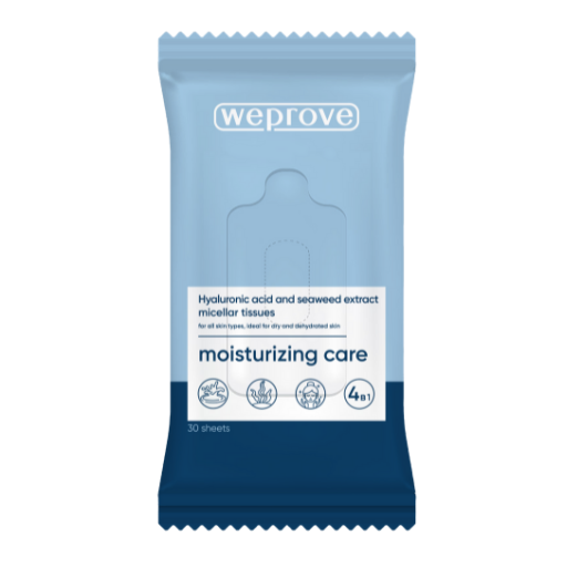 Weprove Hyaluronic Acid and Seaweed Extract Micellar Tissues, 30pcs оптом