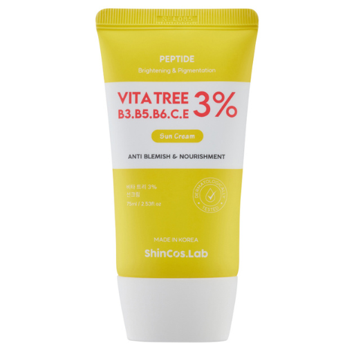 ShinCos.Lab Vita Tree 3% Sun Cream, 75ml оптом