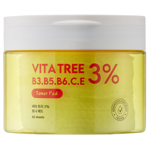 ShinCos.Lab Vita Tree 3% Toner Pad, 60sheets оптом