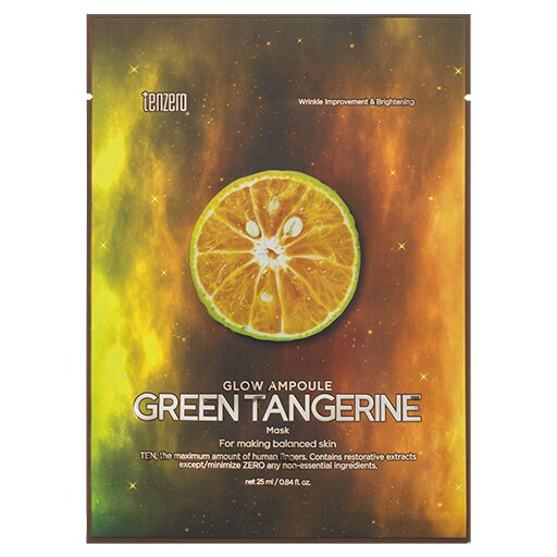 TENZERO Glow Ampoule Green Tangerine Mask, 25ml оптом