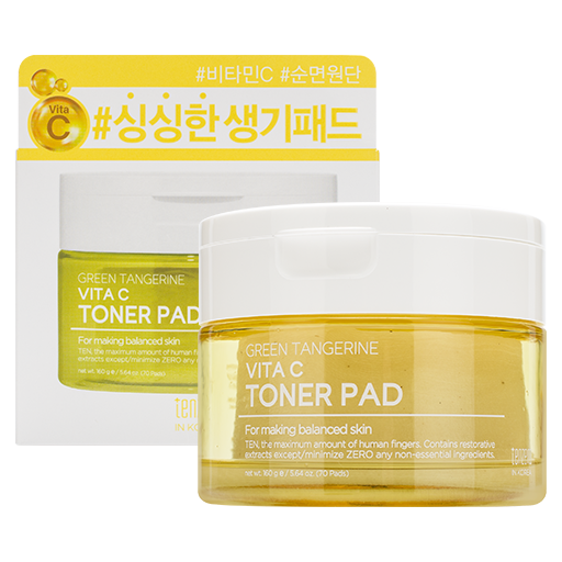 TENZERO Green Tangerine Vita C Toner Pad, 70pads оптом
