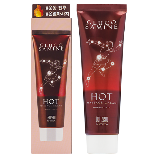 TENZERO Glucosamine Hot Massage Cream, 140ml оптом