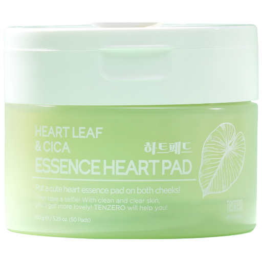 TENZERO Heart Leaf Cica Essence Heart Pad, 50pads оптом