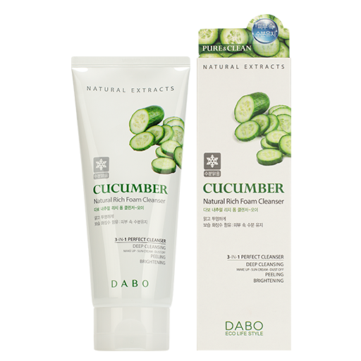 DABO Natural Rich Foam Cleanser-Cucumber, 180ml оптом