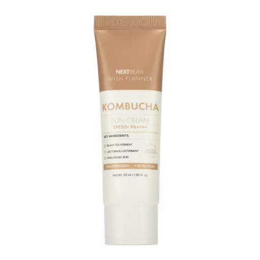 NEXTBEAU Wish Planner Kombucha Biome Sun Cream SPF50+ PA++++, 55ml оптом