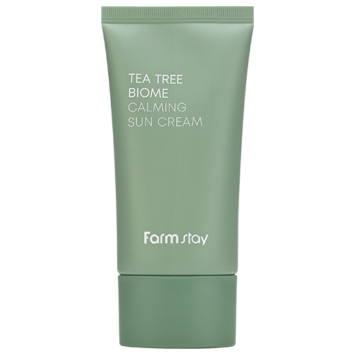 FarmStay Tea Tree Biome Calming Sun Cream, 50g оптом